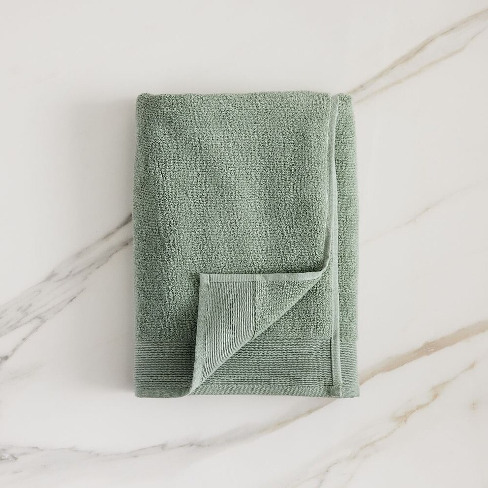 Organic Luxury Fibrosoft™ Towels Eucalyptus West Elm Australia